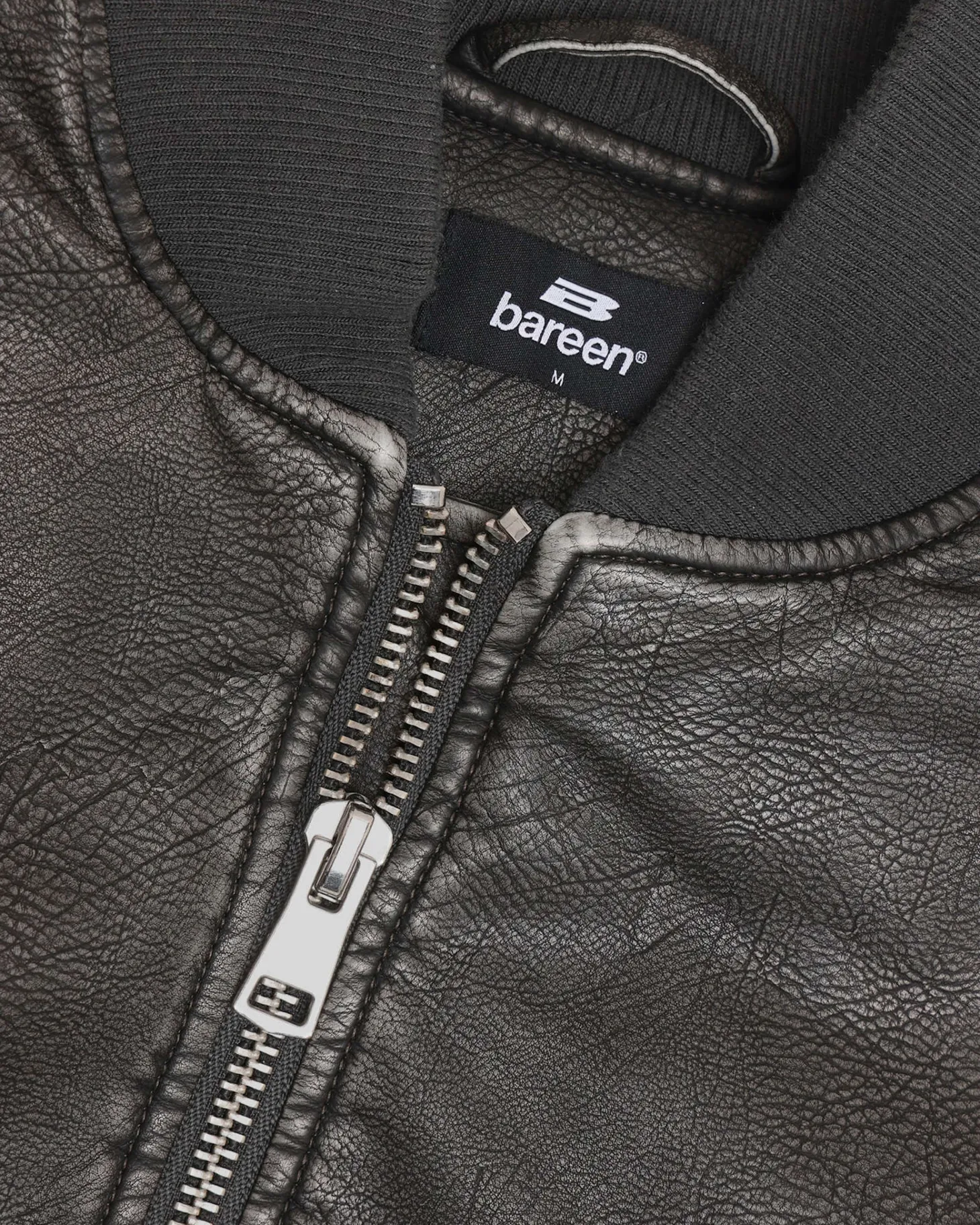 Faux Leather Bomber Jacket, Women - Vintage Black