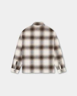 Flannel Shirt, Women - Brown Check