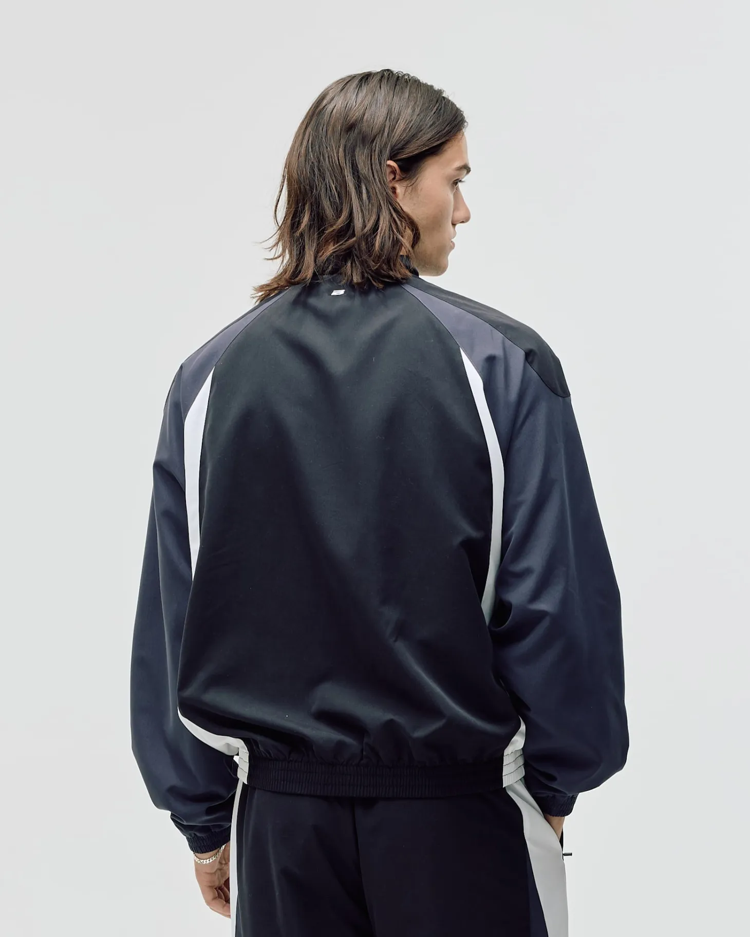 Football Track Jacket, Men - Black