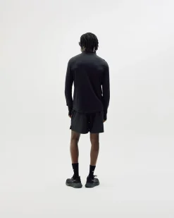 Half-Zip Midlayer Top, Men - Black