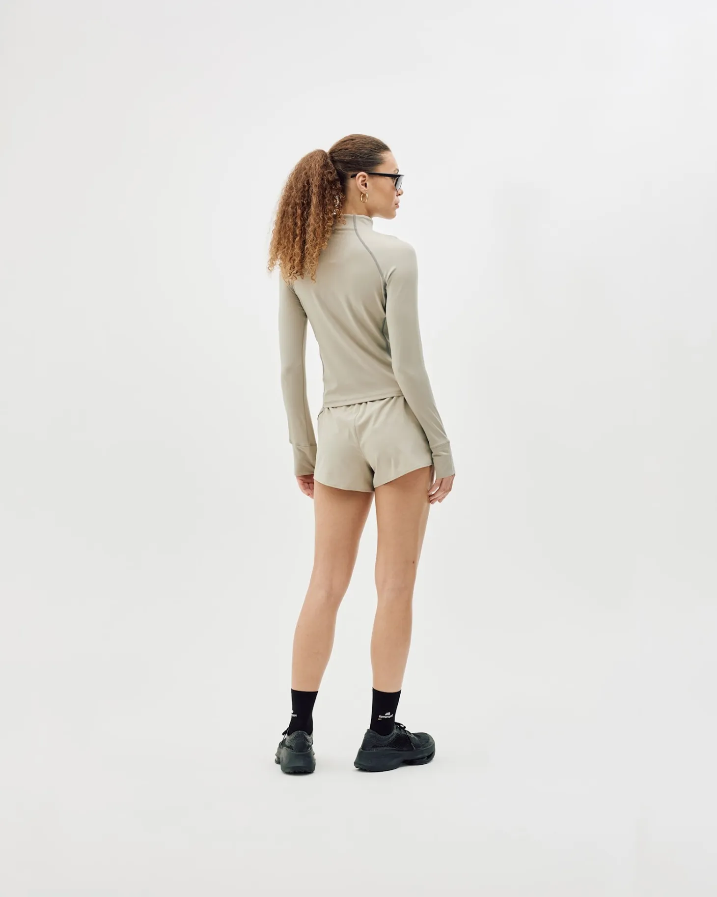 Half-Zip Midlayer Top, women - Clay