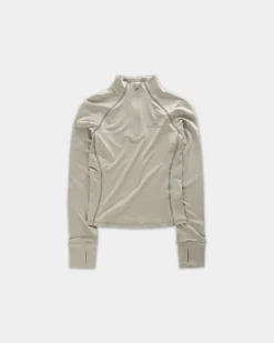 Half-Zip Midlayer Top, women - Clay