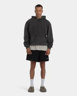 Hoodie Oversize - Acid wash - Vintage Black