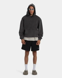 Hoodie Oversize - Acid wash - Vintage Black