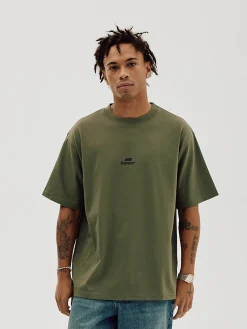 Logo Box Fit, Men - Olive Green