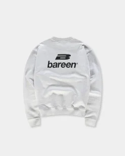 Logo Oversize Crewneck, Men - Cloudy Grey