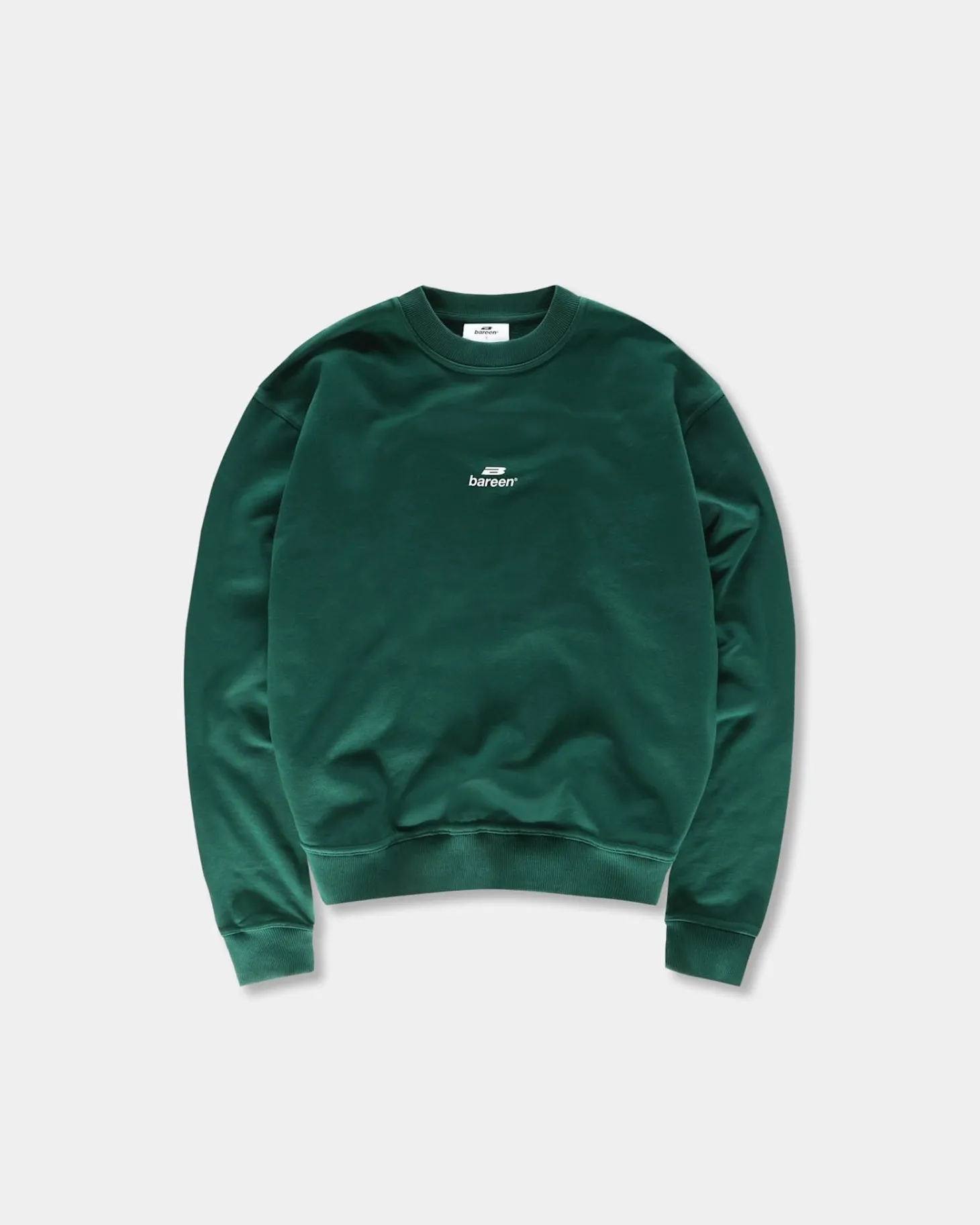 Logo Oversize Crewneck, Men - Deep Green