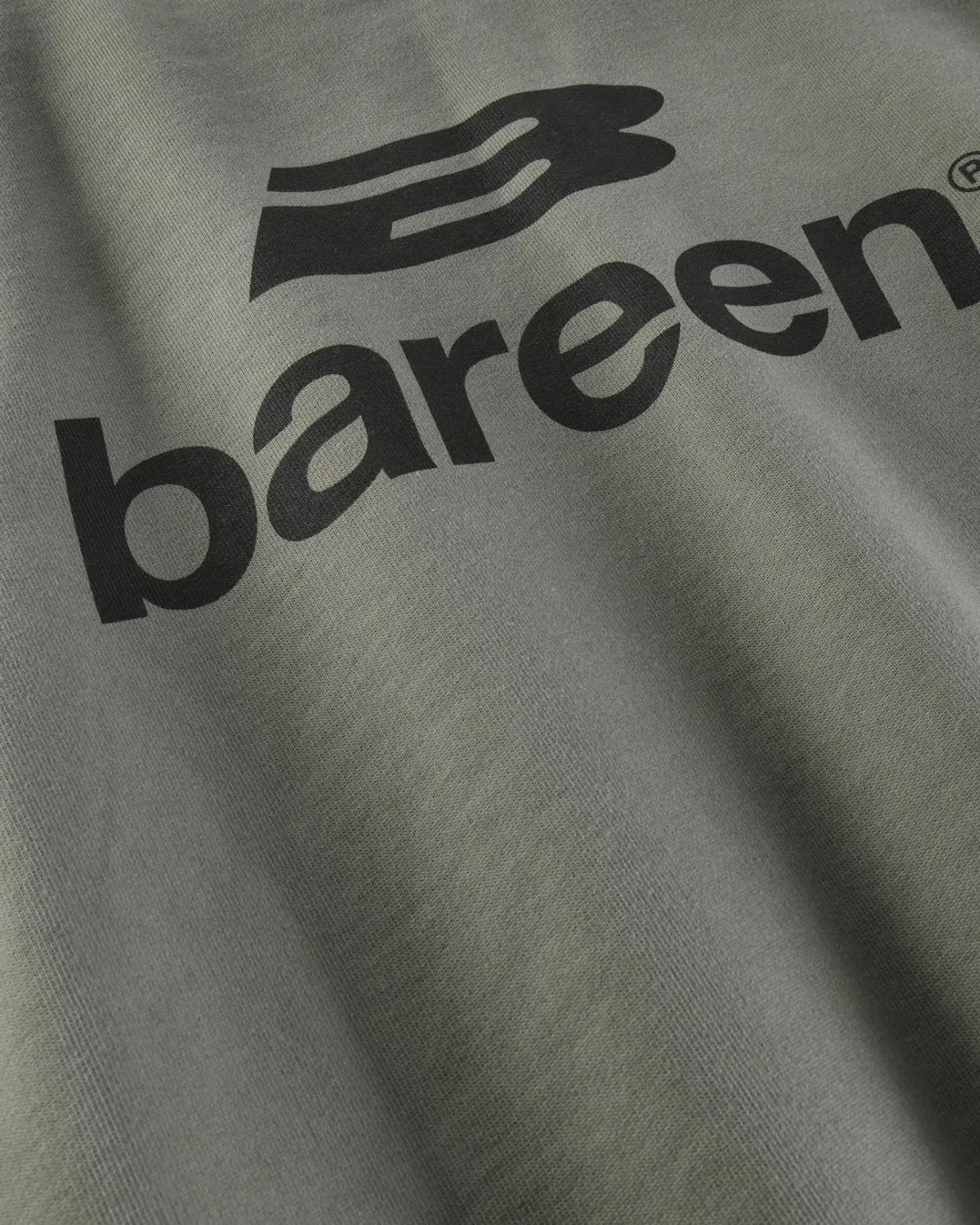 Logo Oversize Crewneck, Men - Stone Grey