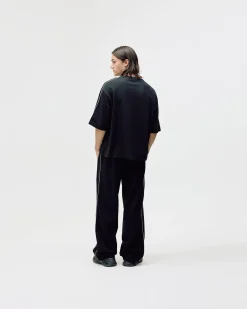 Logo Oversized Box Fit, Men - Black