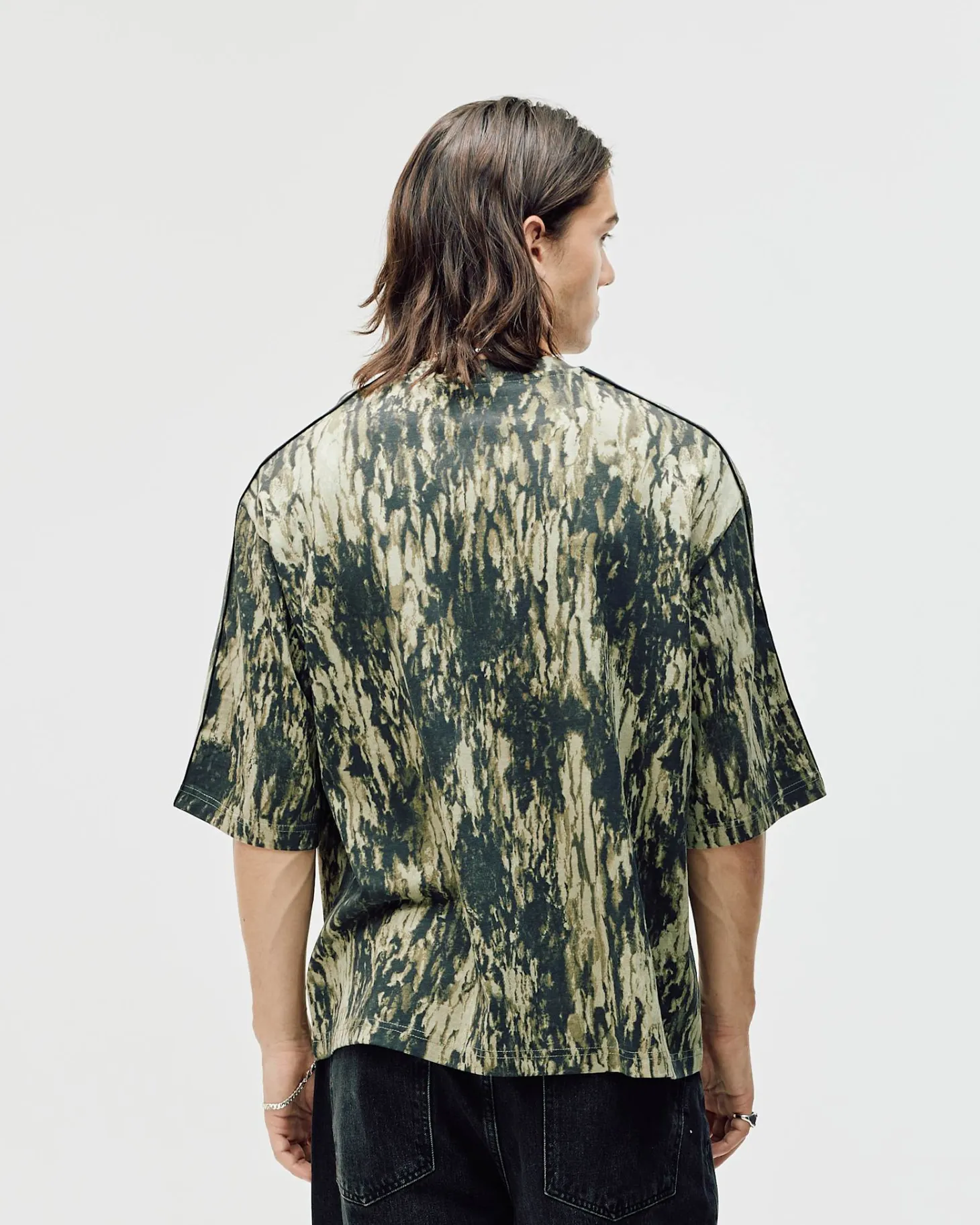 Logo Oversized Box Fit, Men - Camo
