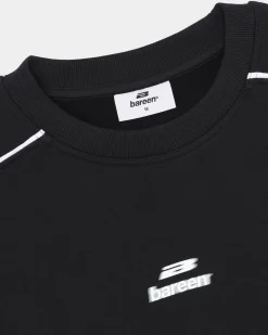 Logo Oversized Crewneck, Men - Black