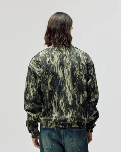 Logo Oversized Crewneck, Men - Camo