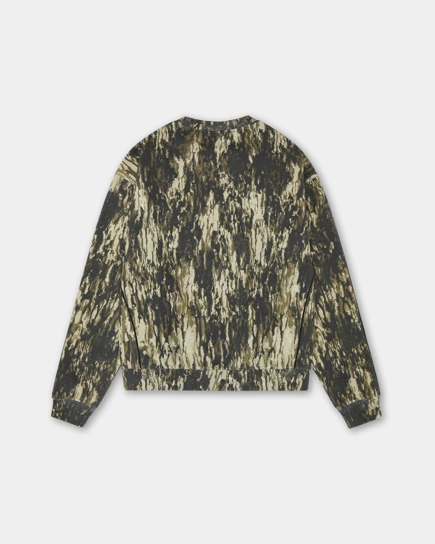 Logo Oversized Crewneck, Men - Camo