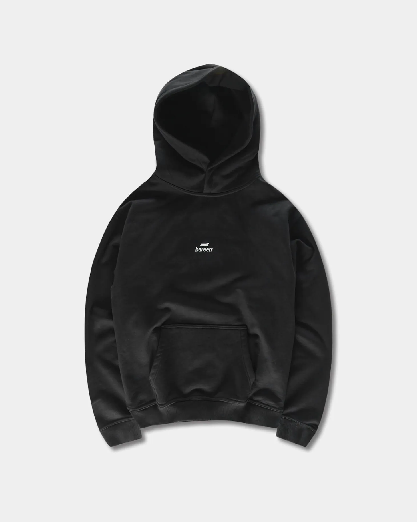 Logo Oversize Hoodie, Men - Black