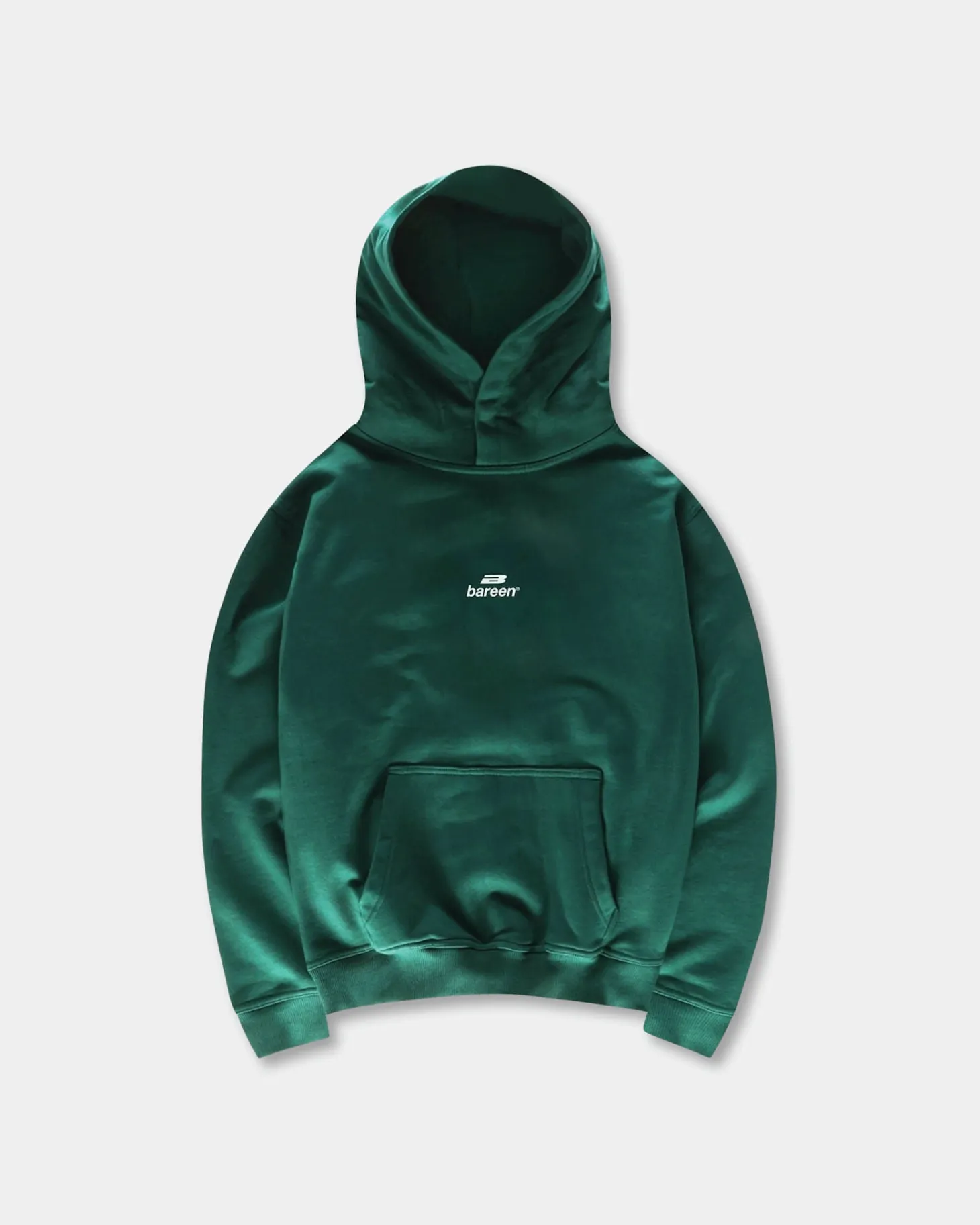 Logo Oversize Hoodie, Men - Deep Green