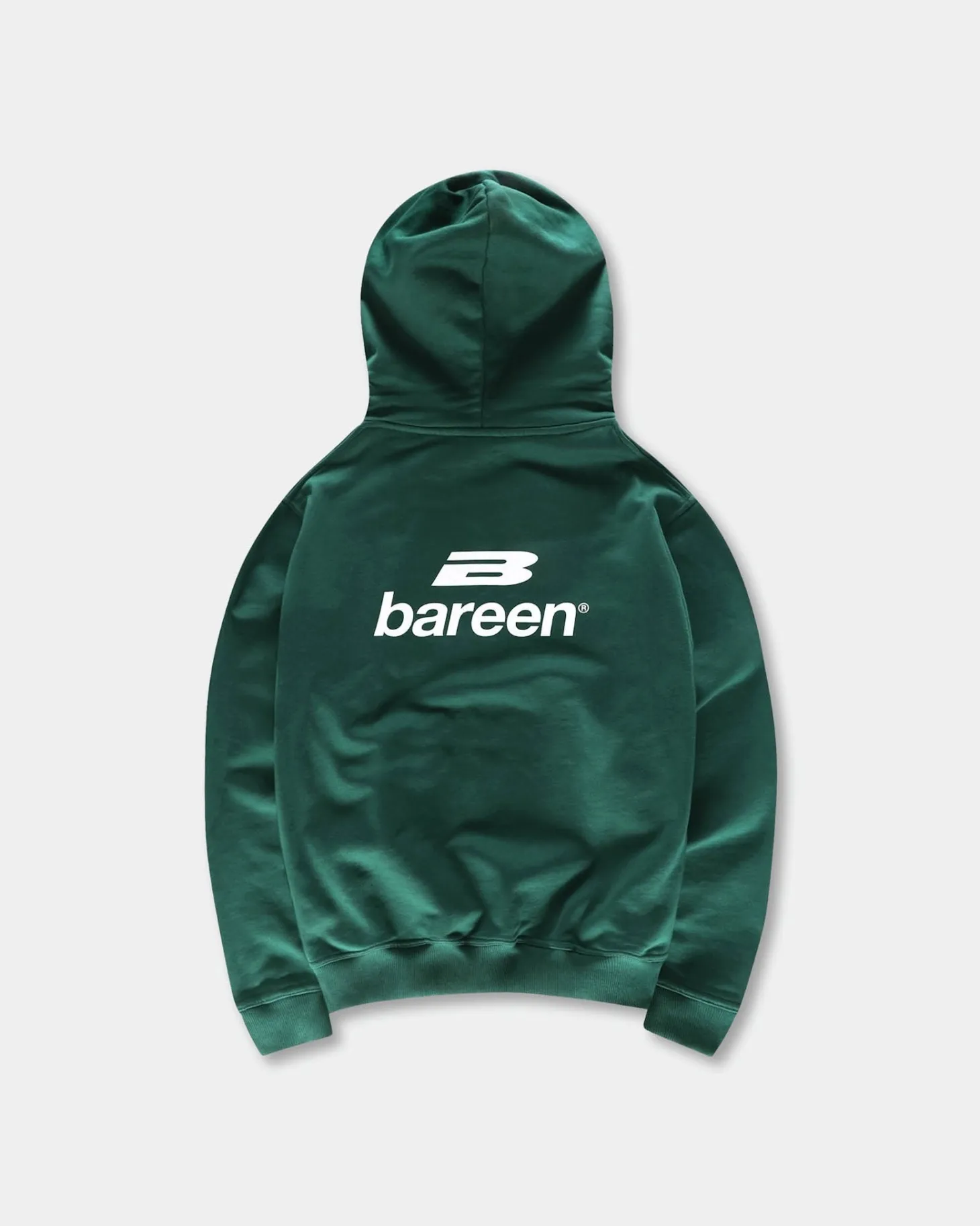 Logo Oversize Hoodie, Men - Deep Green