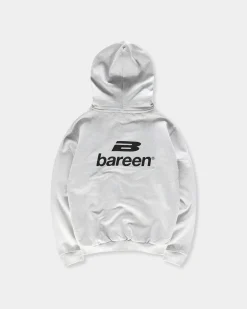 Logo Oversize Zip Hoodie, Men - Cloudy Grey