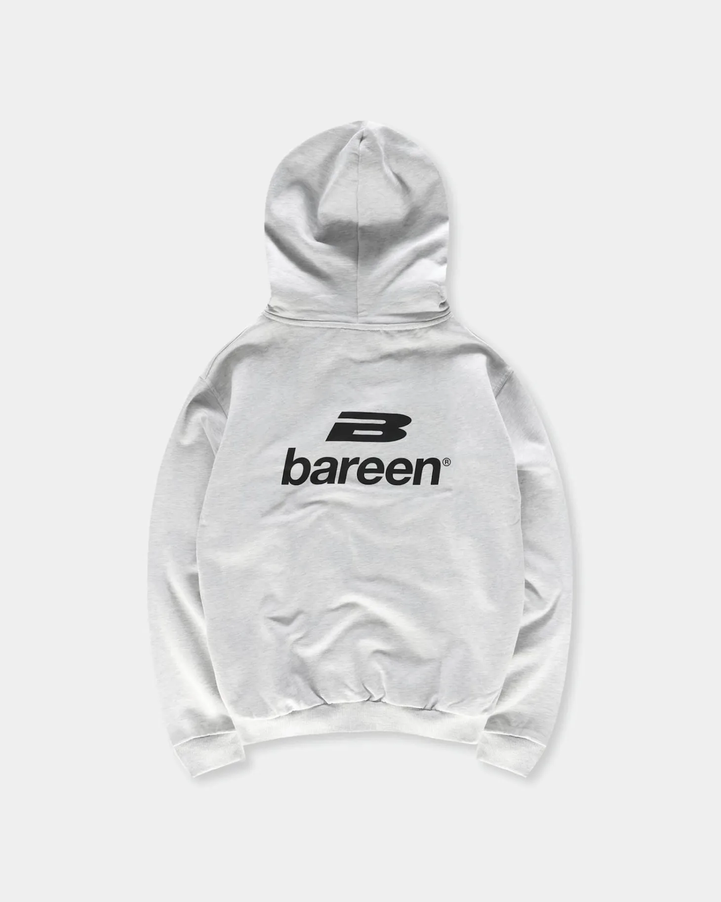 Logo Oversize Zip Hoodie, Men - Cloudy Grey