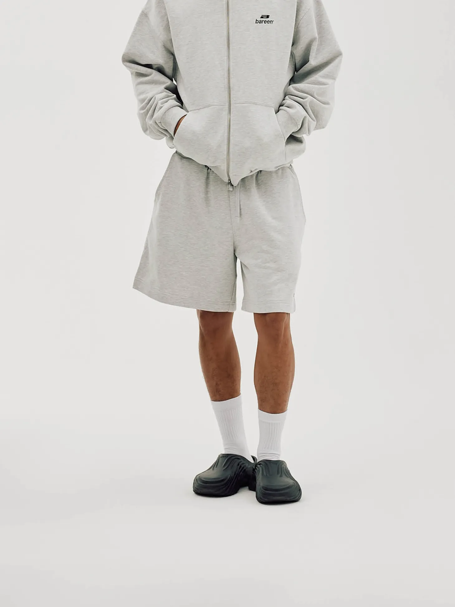 Logo Sweat Shorts, Men - Cloudy Grey