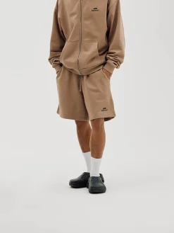 Logo Sweat Shorts, Men - Mocha