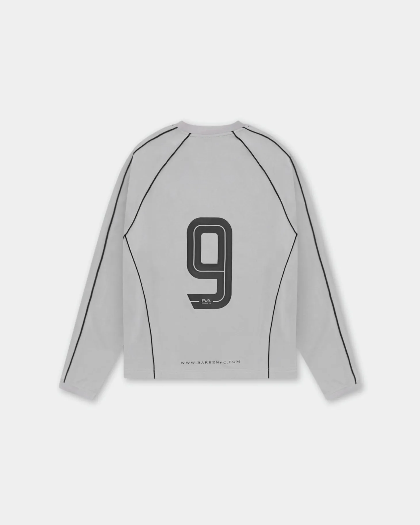 Long Sleeve Football Jersey, Women - Grey