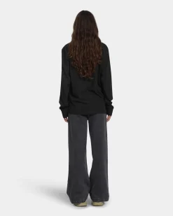 Long Sleeve Oversize, Women - Vintage Black