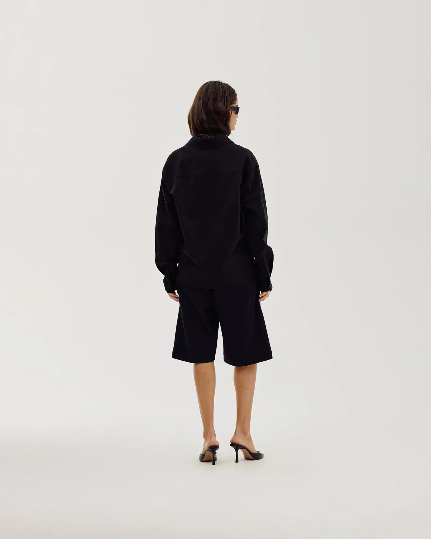 Long Sleeve Shirt, Women - Black