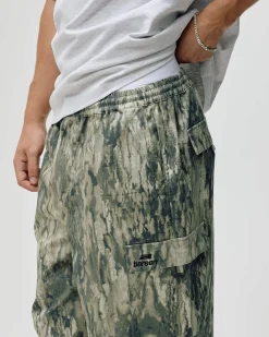 Loose Fit Cargo Trousers, Men - Camo
