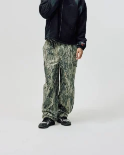 Loose Fit Cargo Trousers, Men - Camo