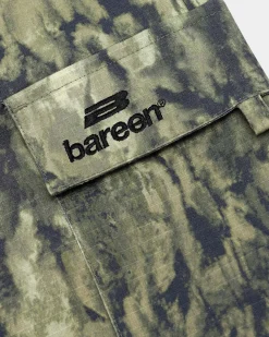 Loose Fit Cargo Trousers, Women - Camo