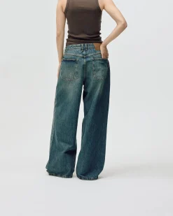 Loose Fit Jeans AW26, Women - Dark Blue Wash