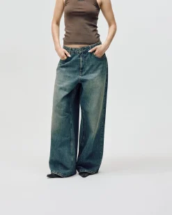 Loose Fit Jeans AW26, Women - Dark Blue Wash