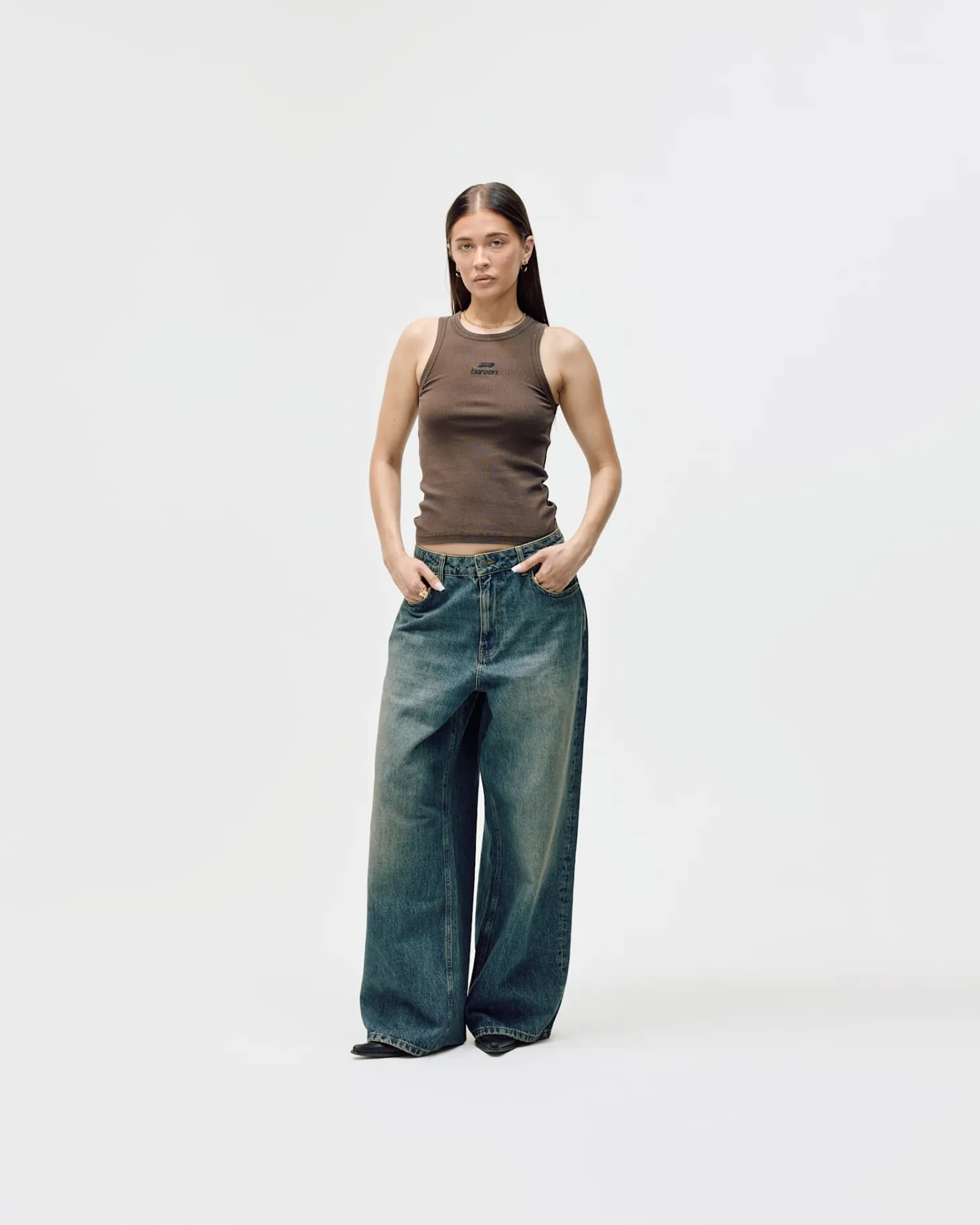 Loose Fit Jeans AW26, Women - Dark Blue Wash