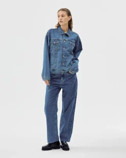 Loose Fit Jeans, Women - AW25 - Washed Blue
