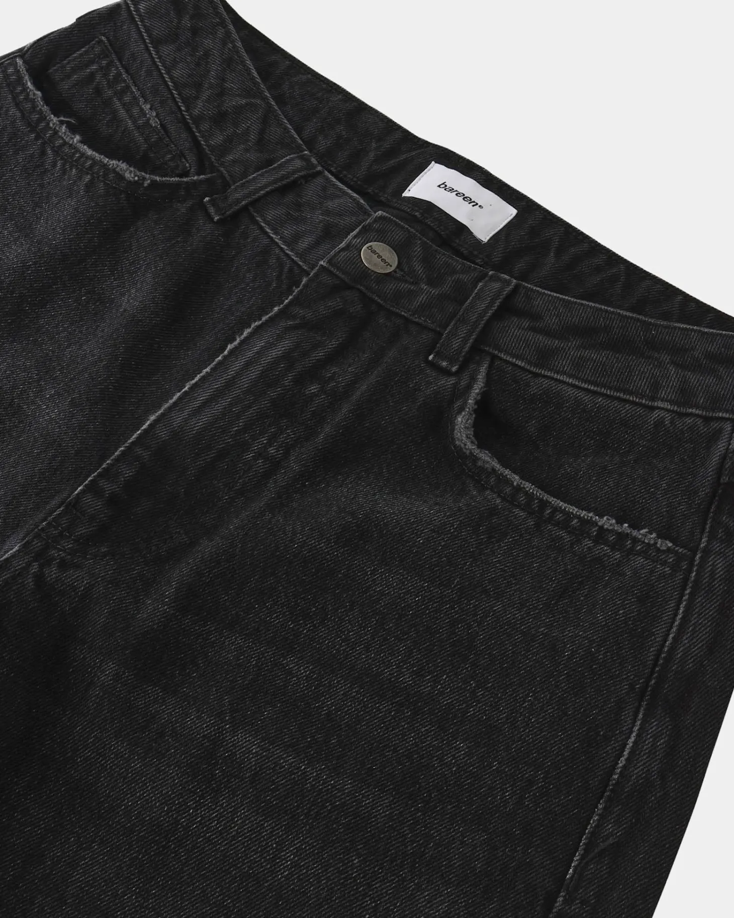 Loose Fit Jeans, Women - Black