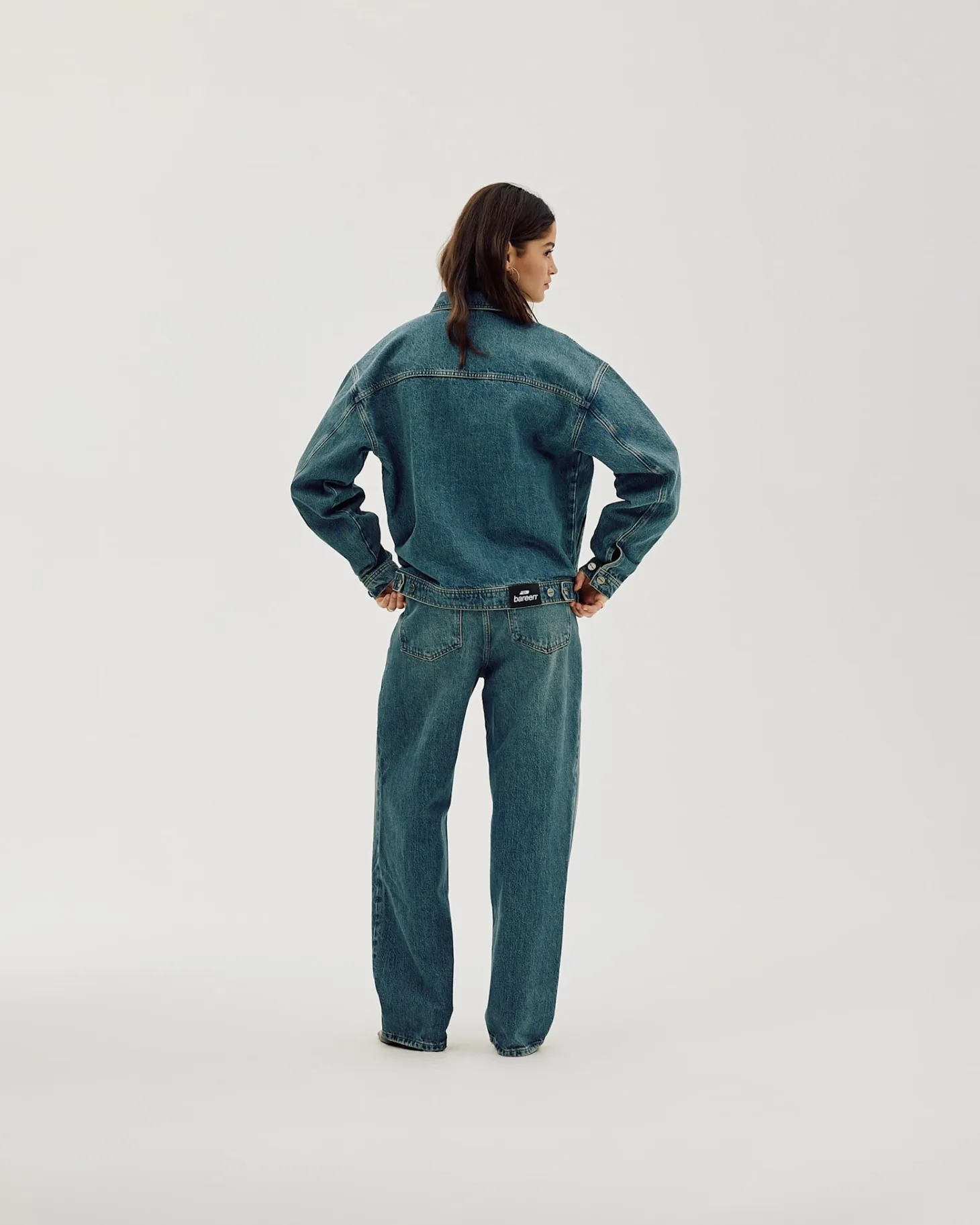 Loose Fit Jeans, Women - Faded Blue