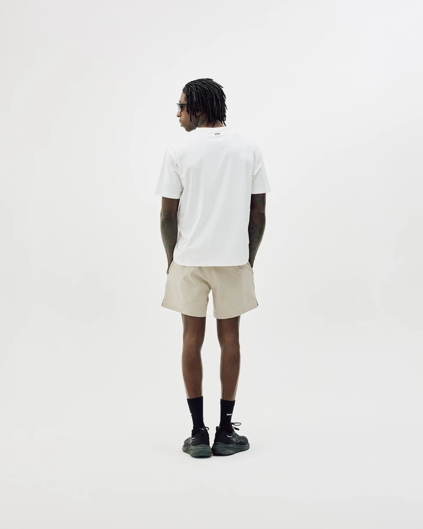 Monogram Sports Tee, Men - White