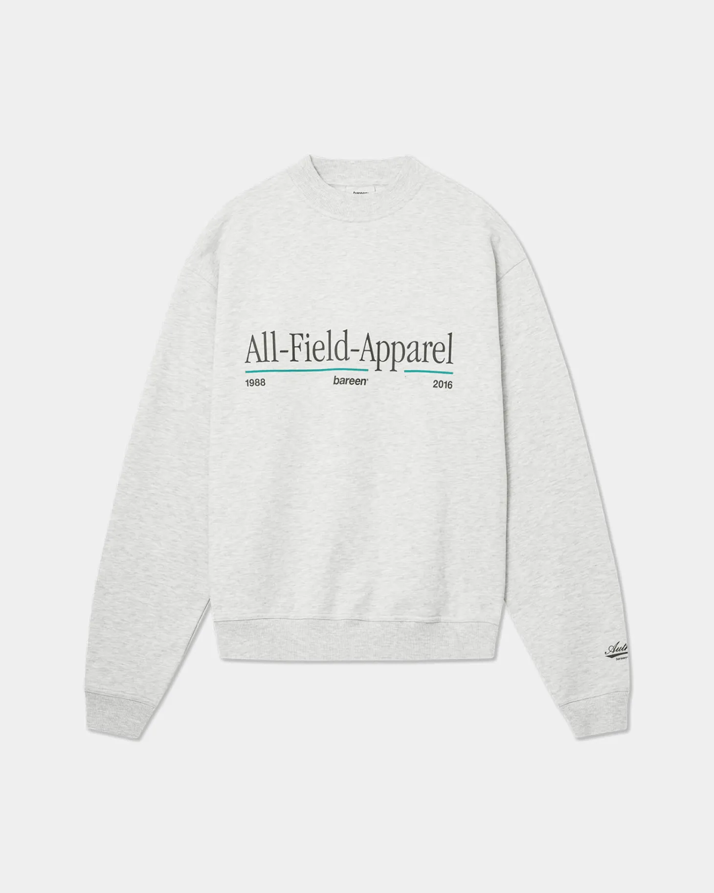 Oversize Crewneck, Men - AW25 - Cloudy Grey