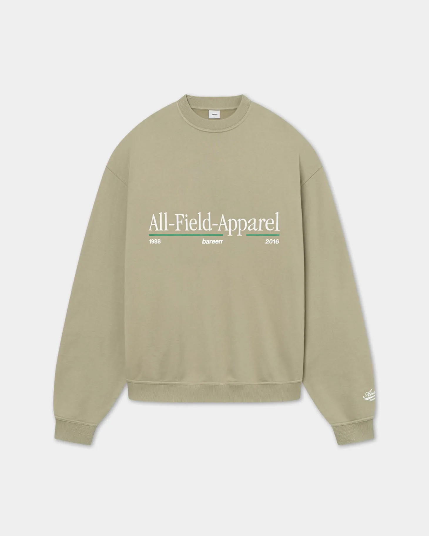 Oversize Crewneck, Men - AW25 - Laurel Oak