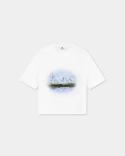 Oversized Box Fit, Men - Paradise Valley - White