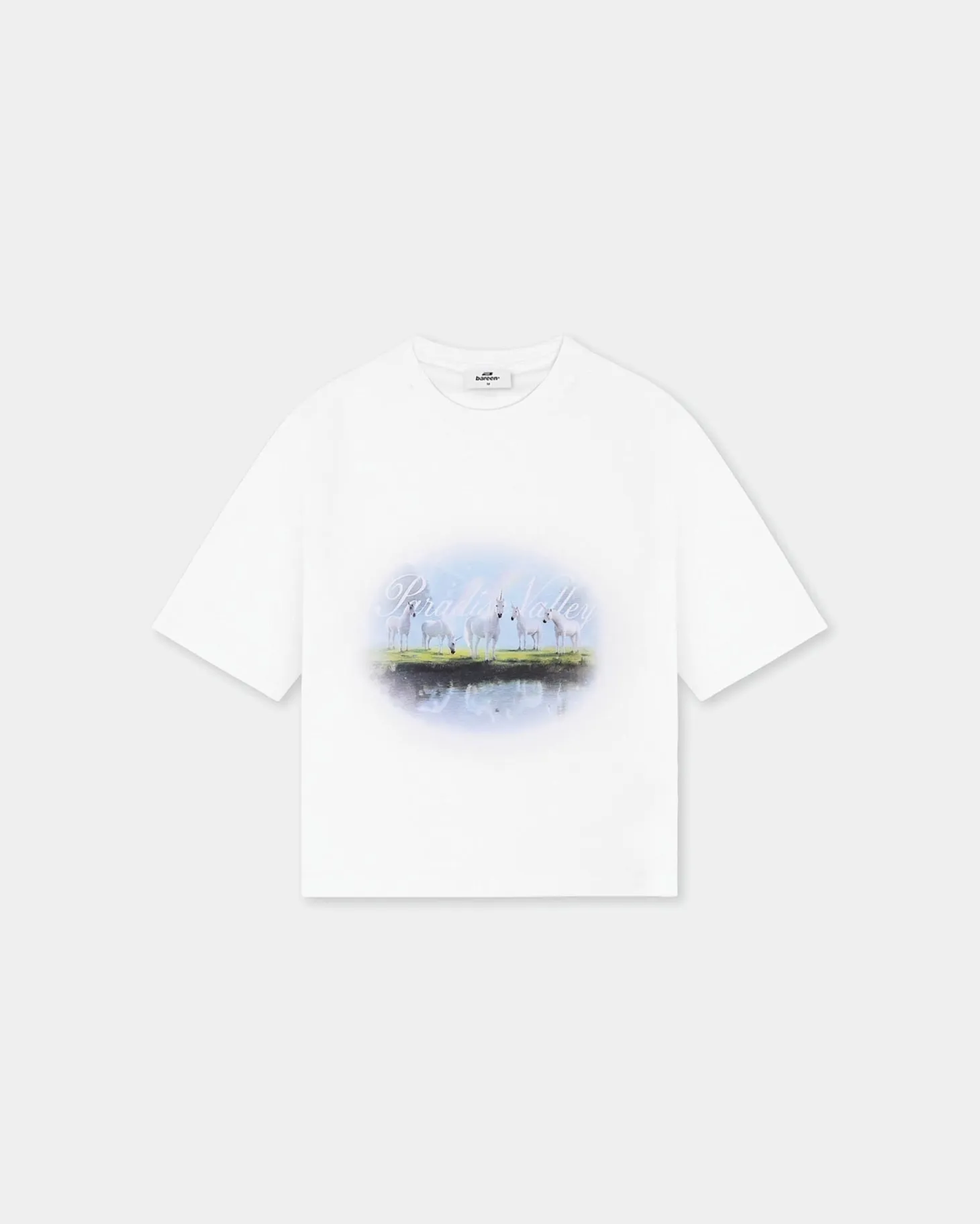 Oversized Box Fit, Men - Paradise Valley - White