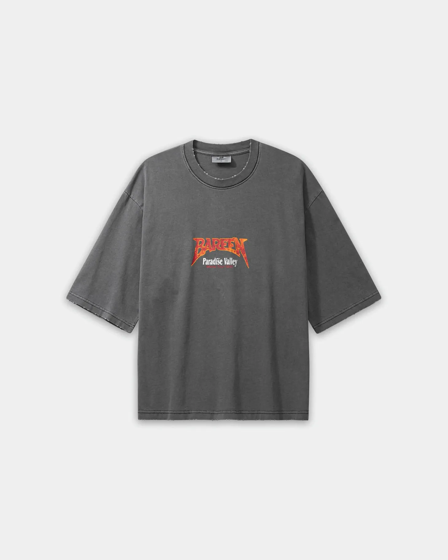 Oversized Box Fit, Men - World Tour - Washed Black