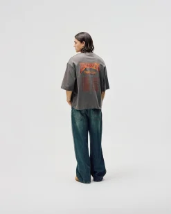Oversized Box Fit, Men - World Tour - Washed Brown