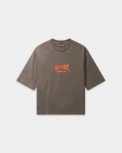 Oversized Box Fit, Women - World Tour - Washed Brown