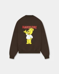 Oversized Crewneck, Men - Hardcore - Brown