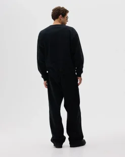 Oversized Crewneck, Men - Logo 3.0 - Black