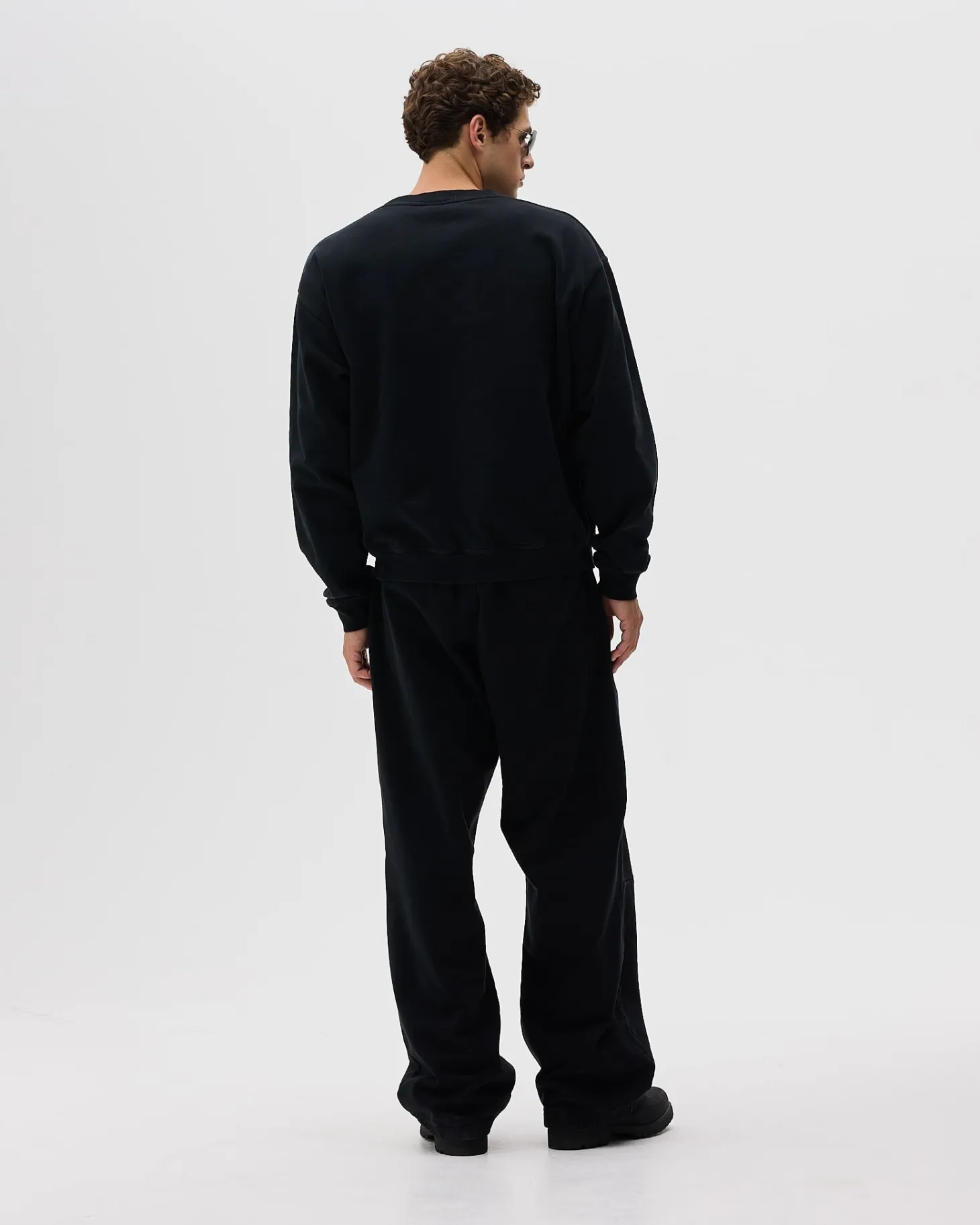 Oversized Crewneck, Men - Logo 3.0 - Black