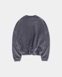Oversized Crewneck, Men - Logo 3.0 - Dark Grey