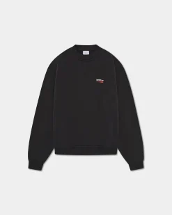Oversized Crewneck, Men - Moto - Black
