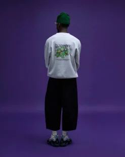 Oversized Crewneck - TMNT - Cloudy Grey